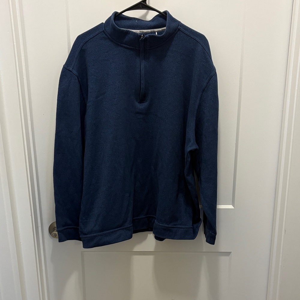 Walter Hagen Navy Quarter-Zip Pullover
